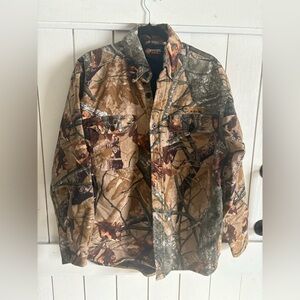 Outdoor Camo Shirt Jacket